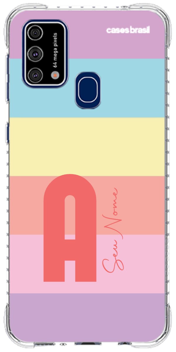 Capinha para Celular Arco-íris Cores Pastel