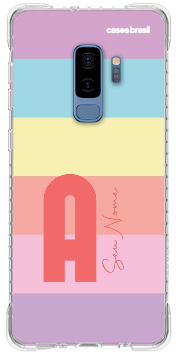 Capinha para Celular Arco-íris Cores Pastel