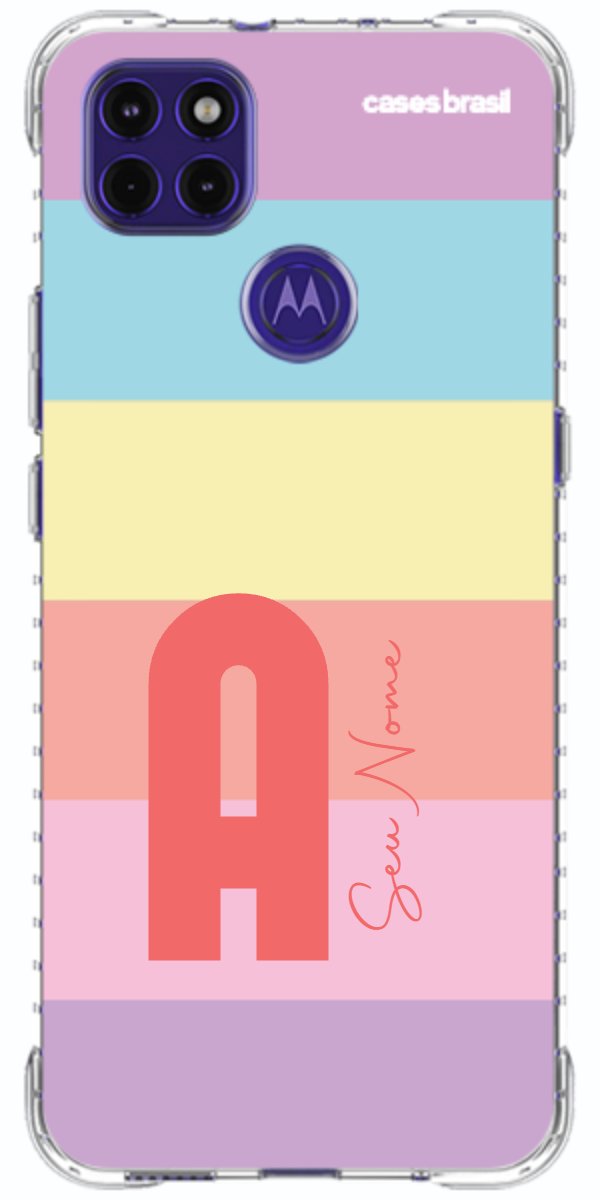 Capinha para Celular Arco-íris Cores Pastel