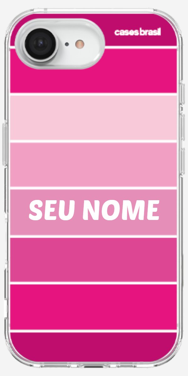 Capinha para Celular Faixas Tons de Rosas