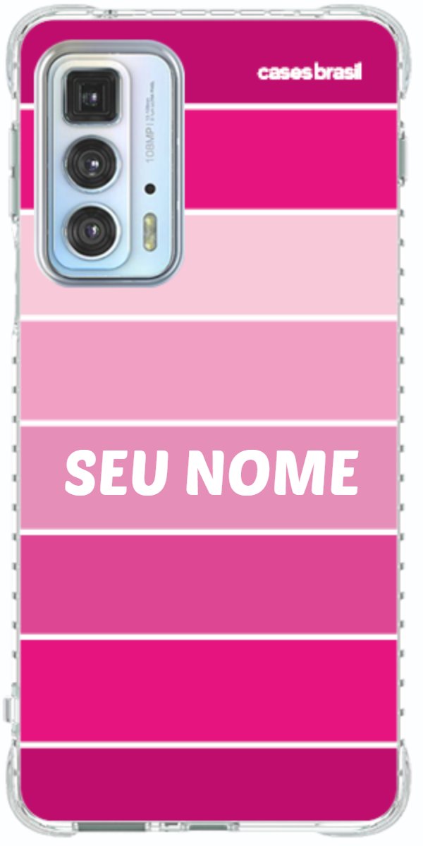 Capinha para Celular Faixas Tons de Rosas