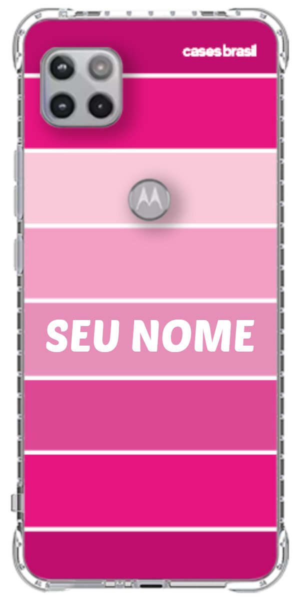 Capinha para Celular Faixas Tons de Rosas