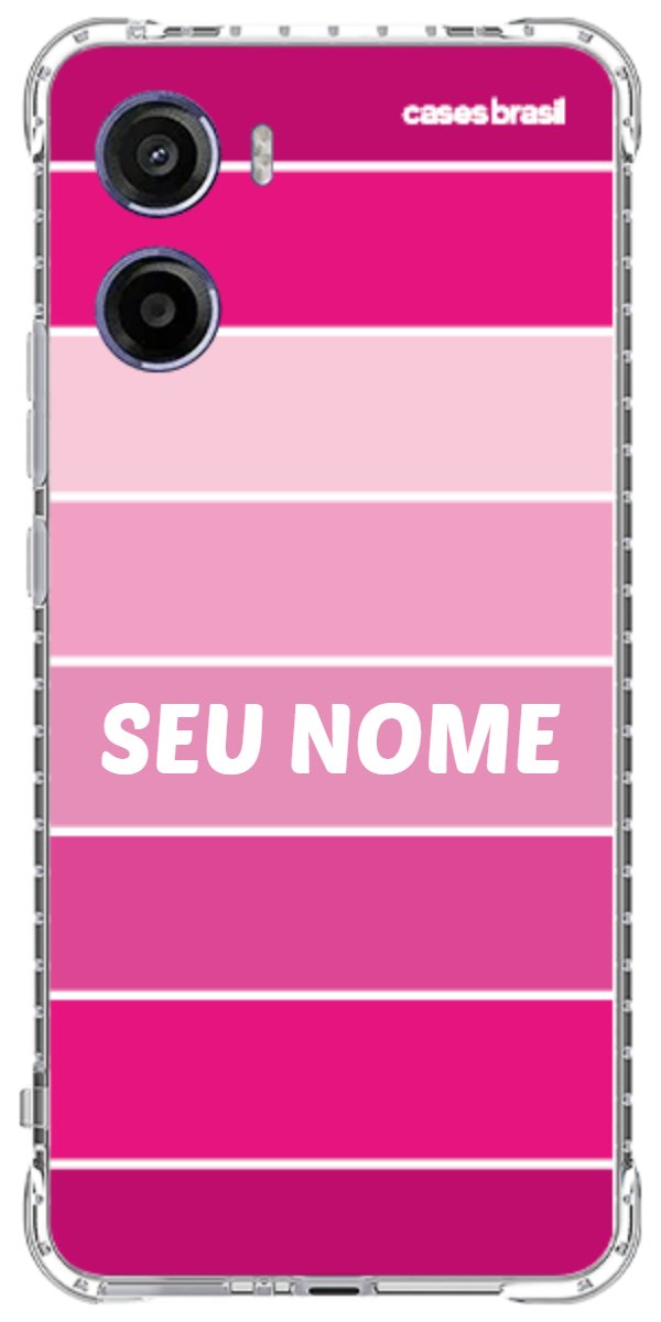 Capinha para Celular Faixas Tons de Rosas