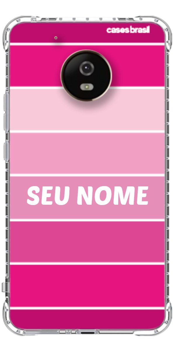 Capinha para Celular Faixas Tons de Rosas