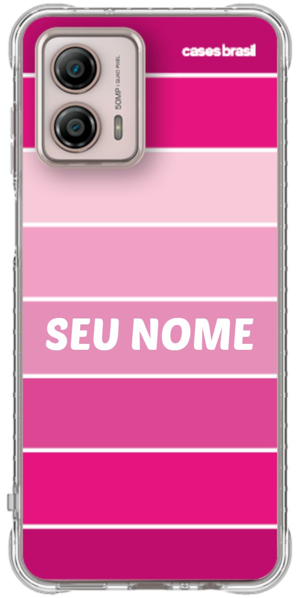 Capinha para Celular Faixas Tons de Rosas