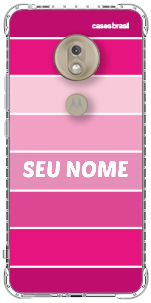 Capinha para Celular Faixas Tons de Rosas