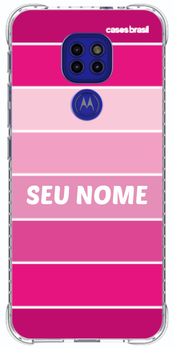 Capinha para Celular Faixas Tons de Rosas