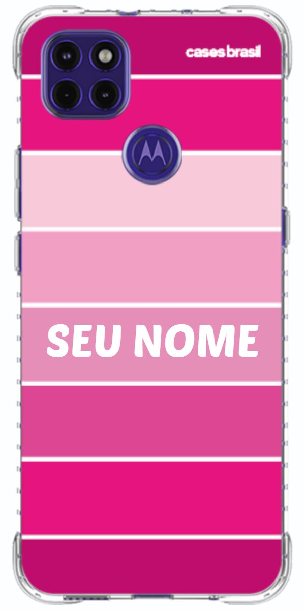 Capinha para Celular Faixas Tons de Rosas