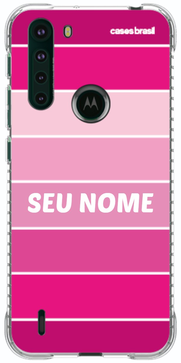 Capinha para Celular Faixas Tons de Rosas