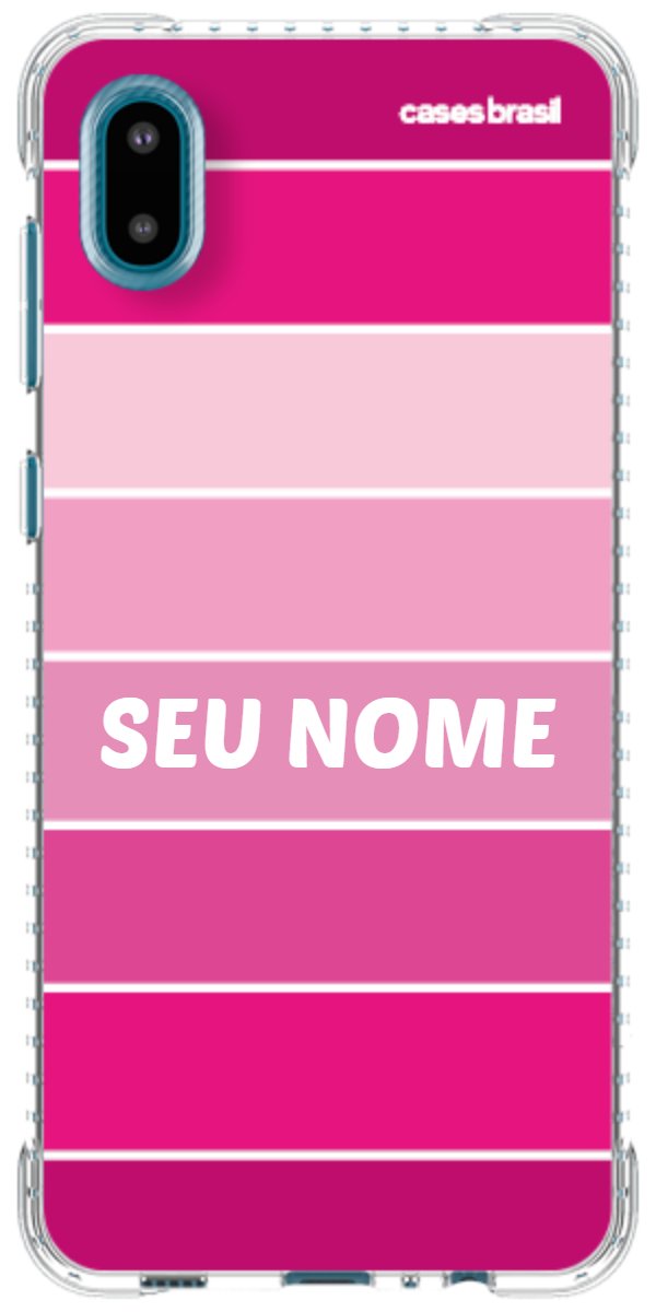 Capinha para Celular Faixas Tons de Rosas