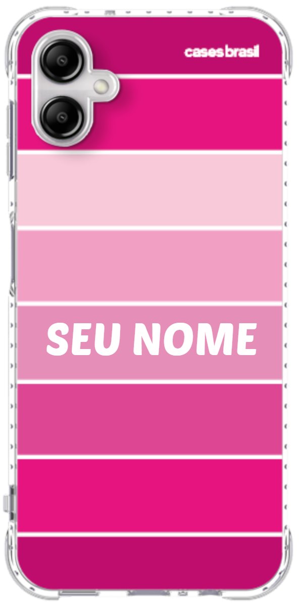 Capinha para Celular Faixas Tons de Rosas
