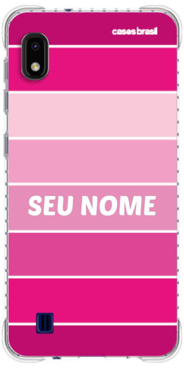 Capinha para Celular Faixas Tons de Rosas