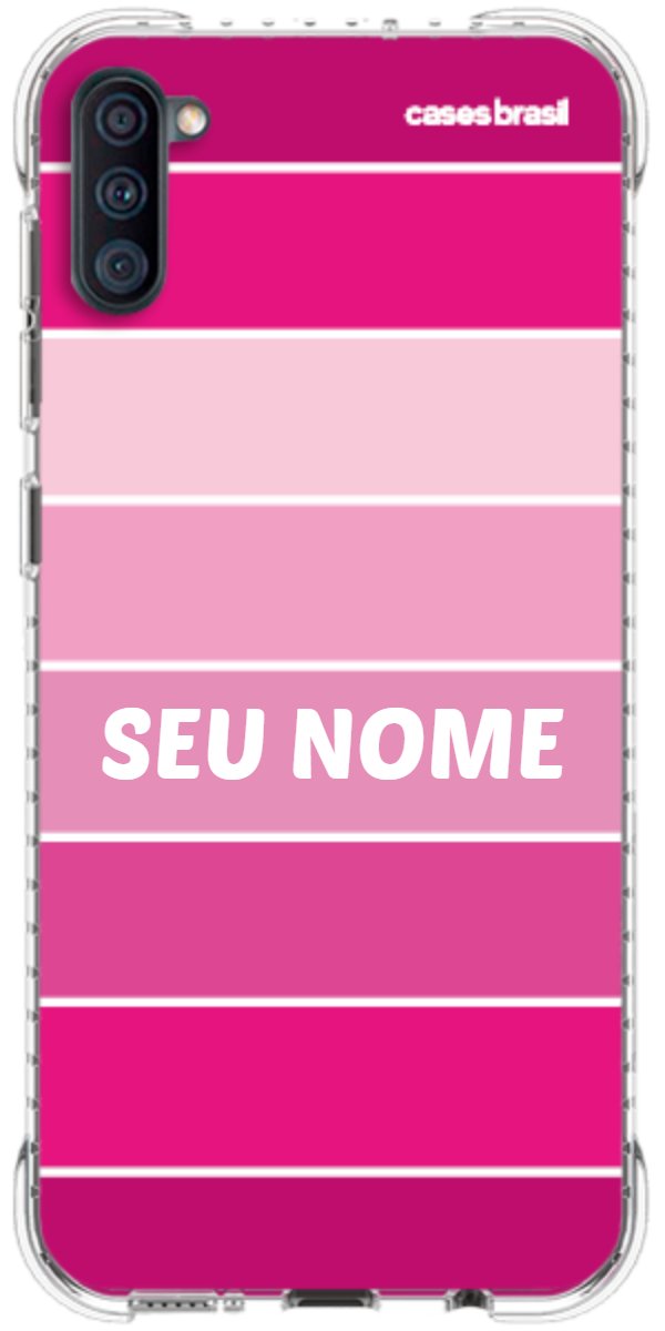Capinha para Celular Faixas Tons de Rosas