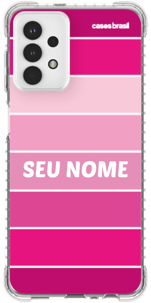 Capinha para Celular Faixas Tons de Rosas