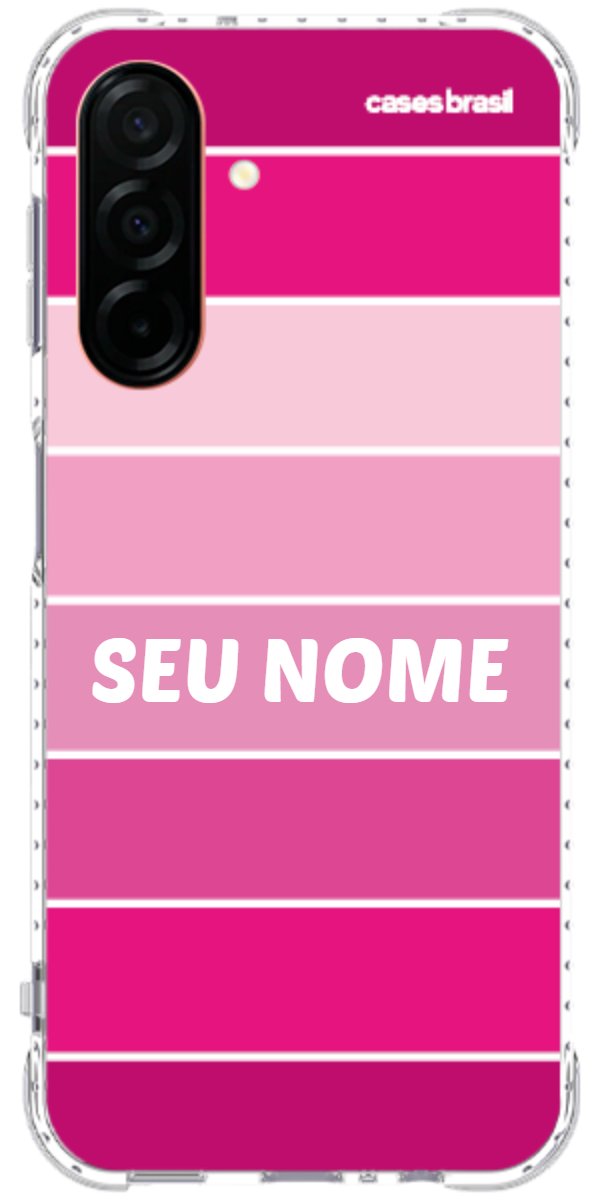 Capinha para Celular Faixas Tons de Rosas