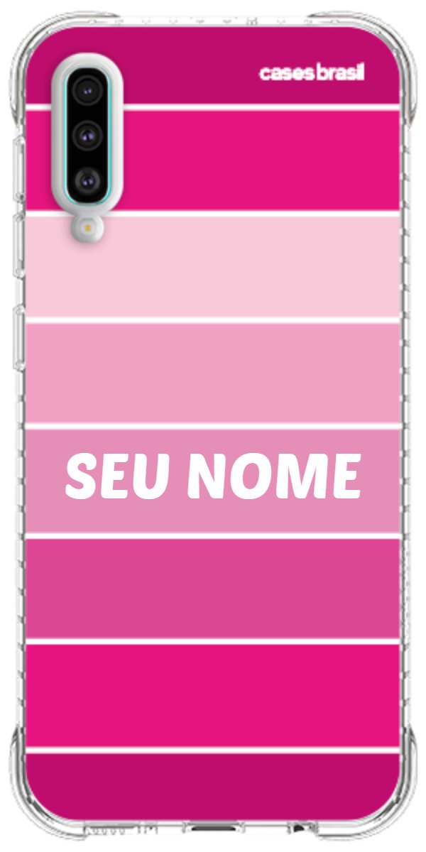 Capinha para Celular Faixas Tons de Rosas