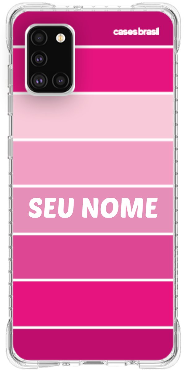 Capinha para Celular Faixas Tons de Rosas
