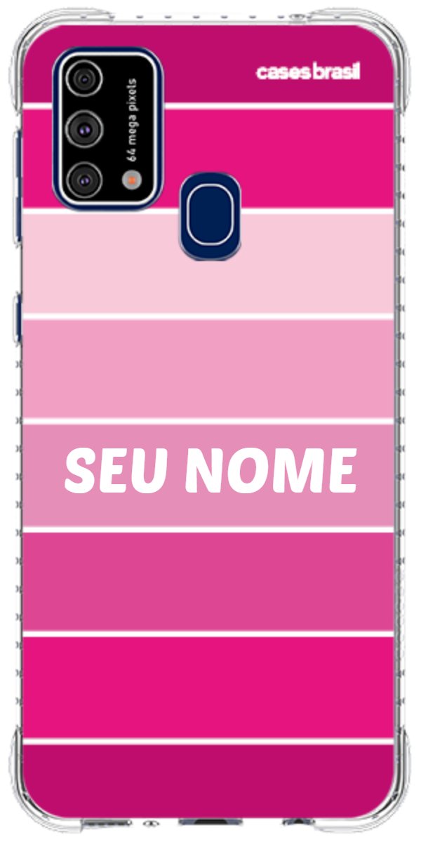 Capinha para Celular Faixas Tons de Rosas