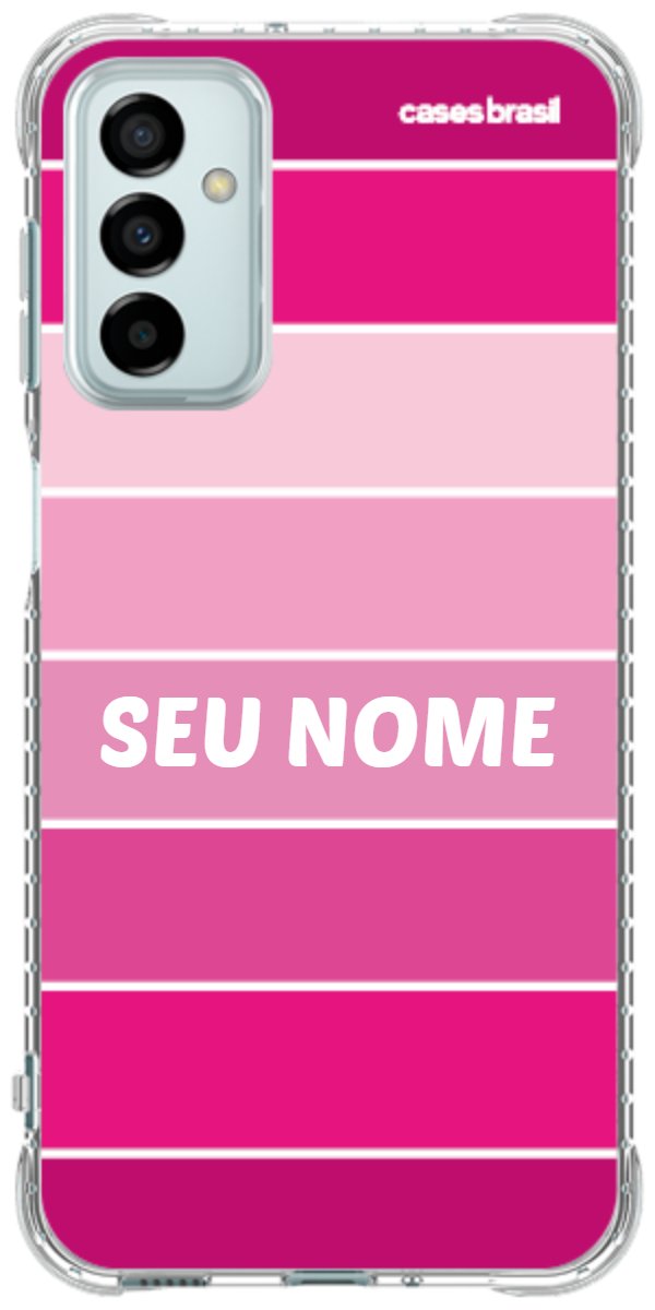 Capinha para Celular Faixas Tons de Rosas