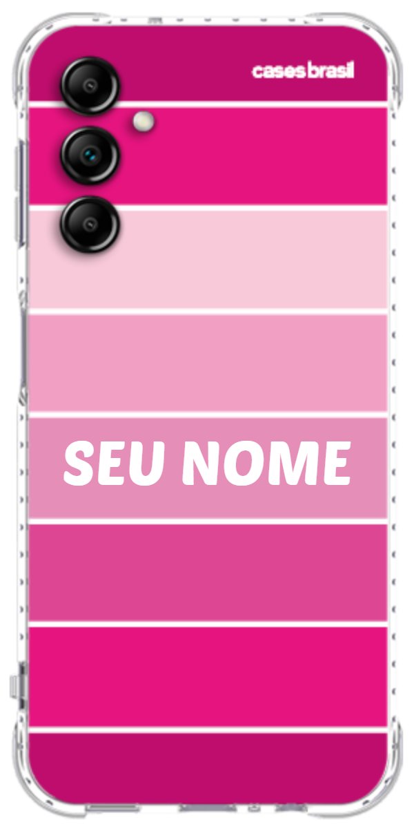 Capinha para Celular Faixas Tons de Rosas