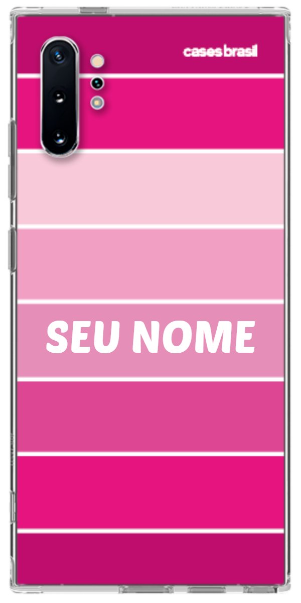 Capinha para Celular Faixas Tons de Rosas
