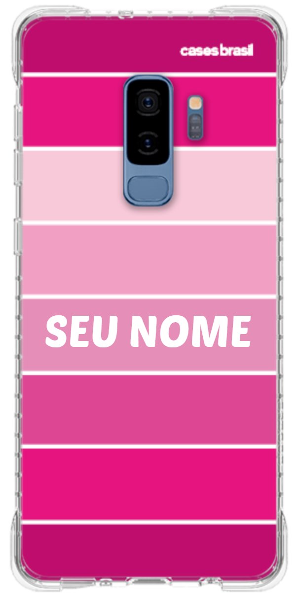 Capinha para Celular Faixas Tons de Rosas