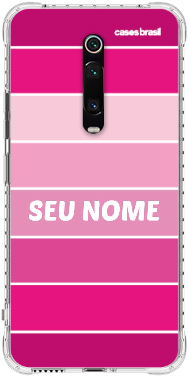 Capinha para Celular Faixas Tons de Rosas