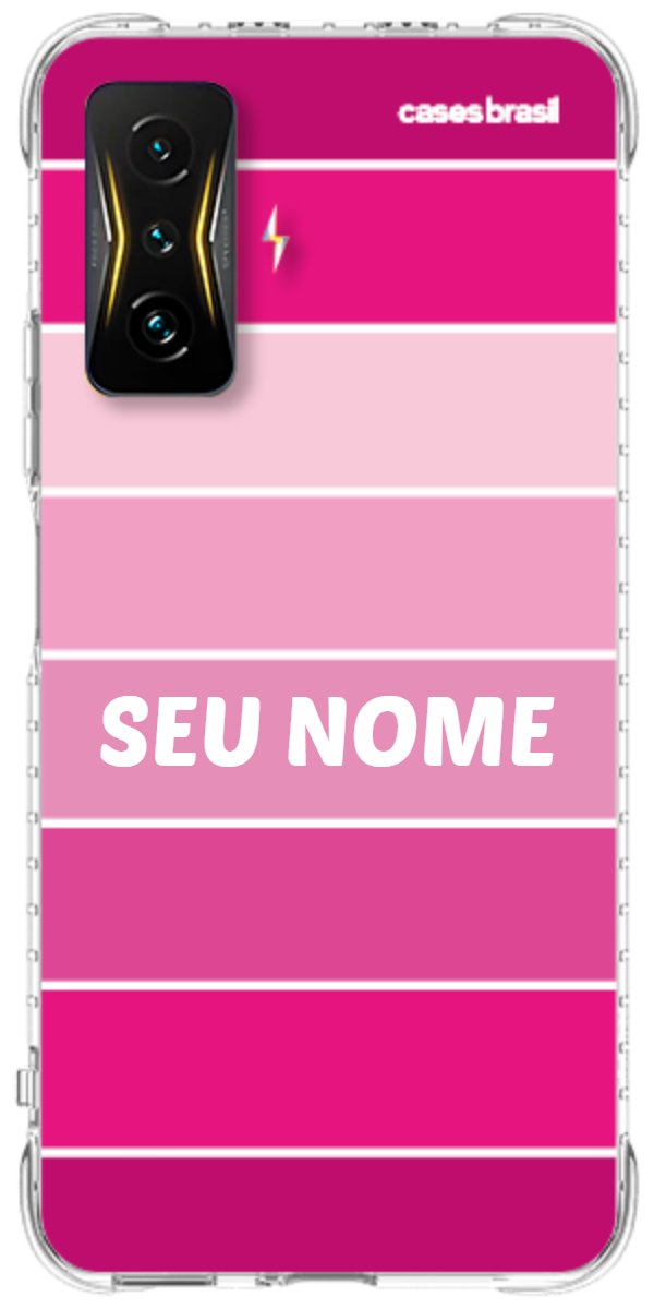 Capinha para Celular Faixas Tons de Rosas