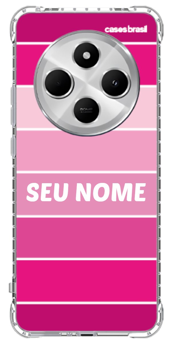 Capinha para Celular Faixas Tons de Rosas