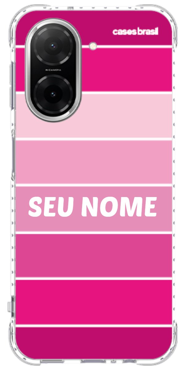 Capinha para Celular Faixas Tons de Rosas
