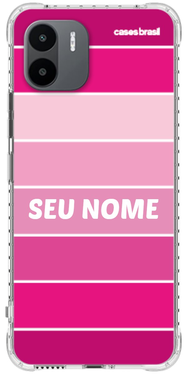 Capinha para Celular Faixas Tons de Rosas