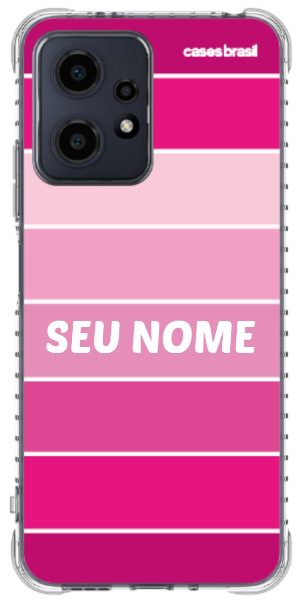 Capinha para Celular Faixas Tons de Rosas