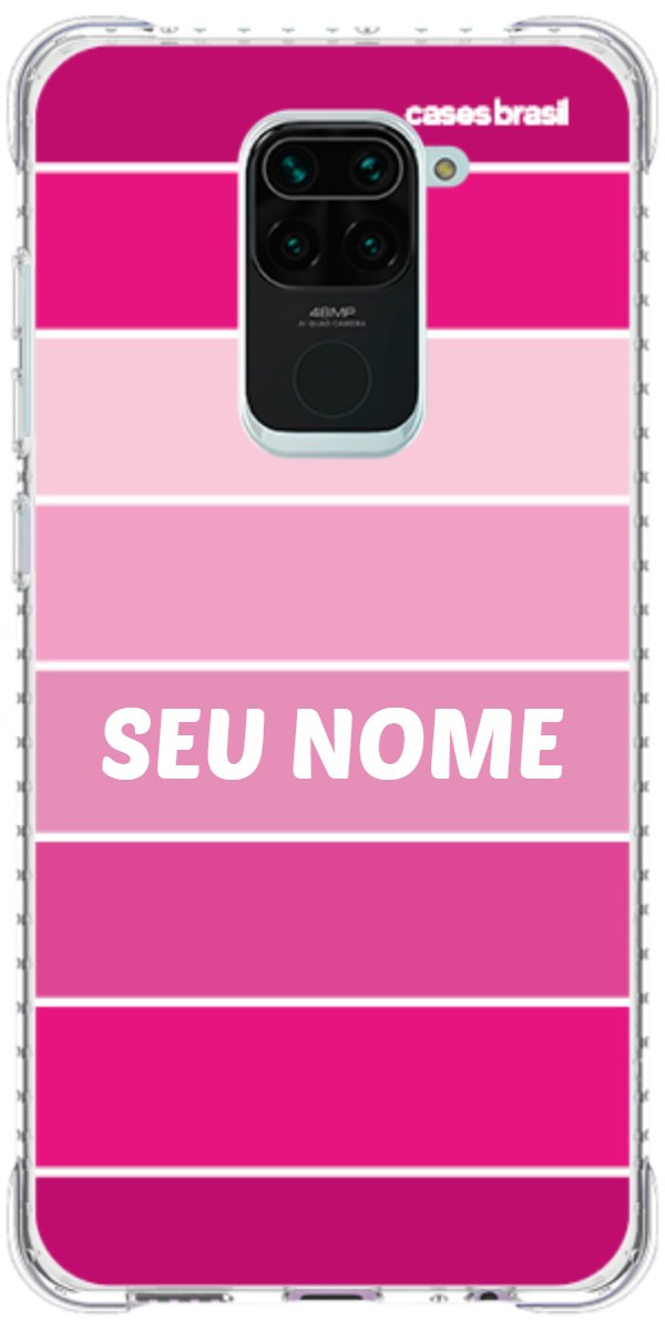 Capinha para Celular Faixas Tons de Rosas