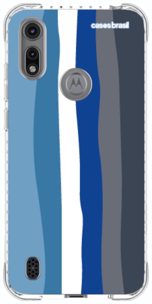 Capinha para Celular Arco-íris Tons de Azul