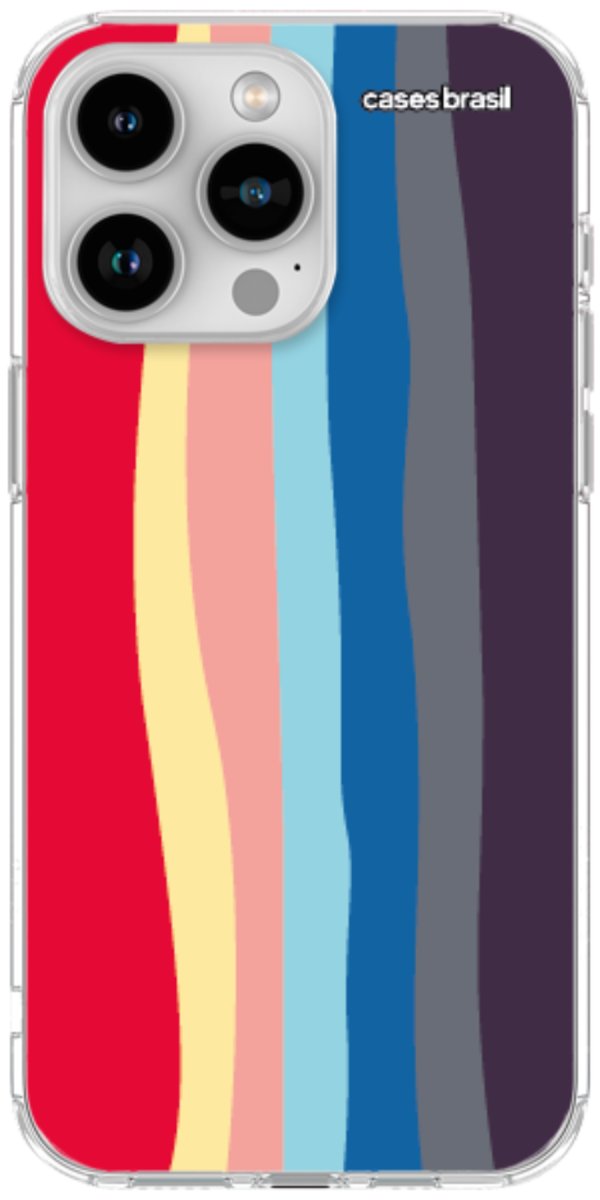 Capinha para Celular Arco-íris Prismático