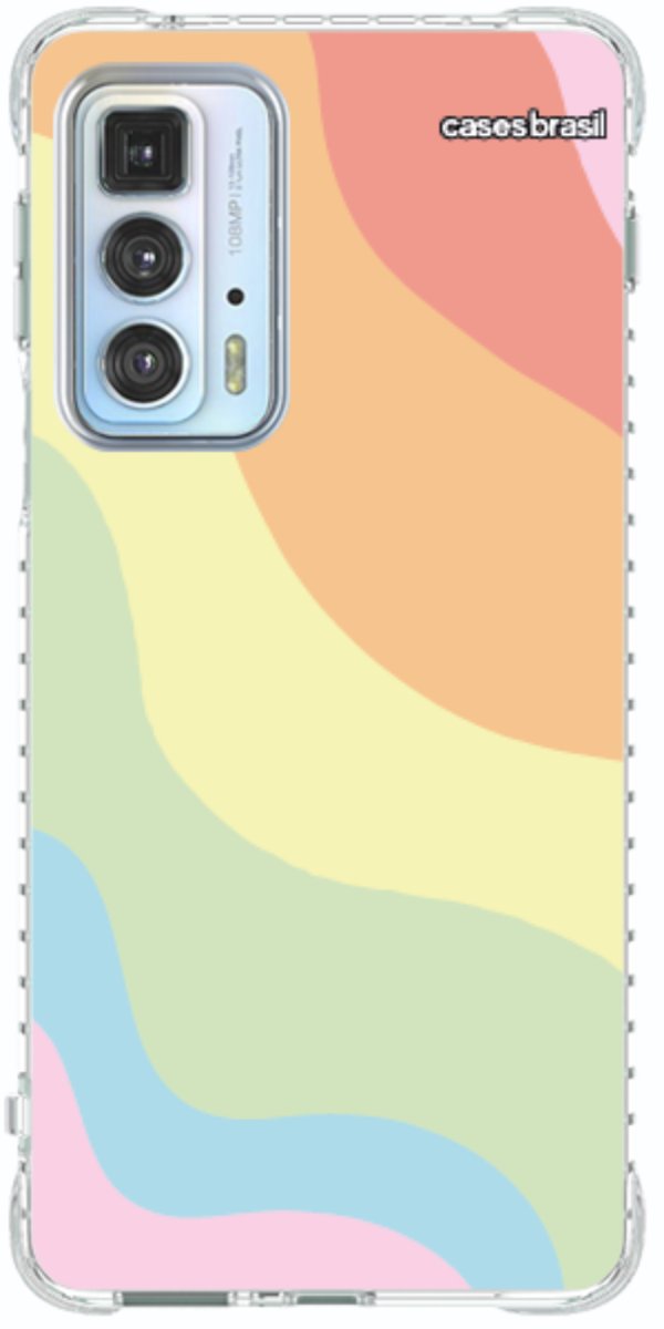 Capinha para Celular Cores Pasteis Onduladas