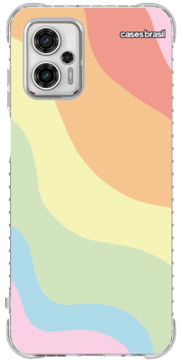 Capinha para Celular Cores Pasteis Onduladas