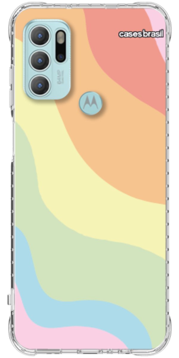 Capinha para Celular Cores Pasteis Onduladas