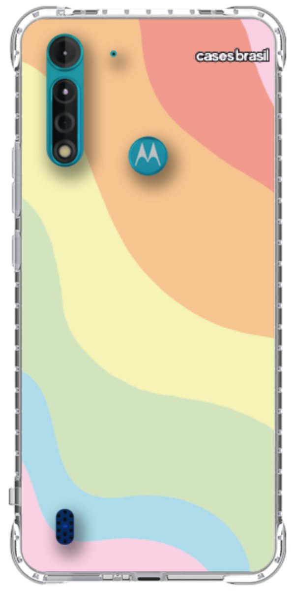 Capinha para Celular Cores Pasteis Onduladas