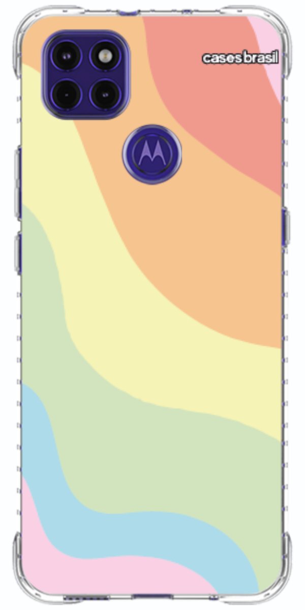 Capinha para Celular Cores Pasteis Onduladas