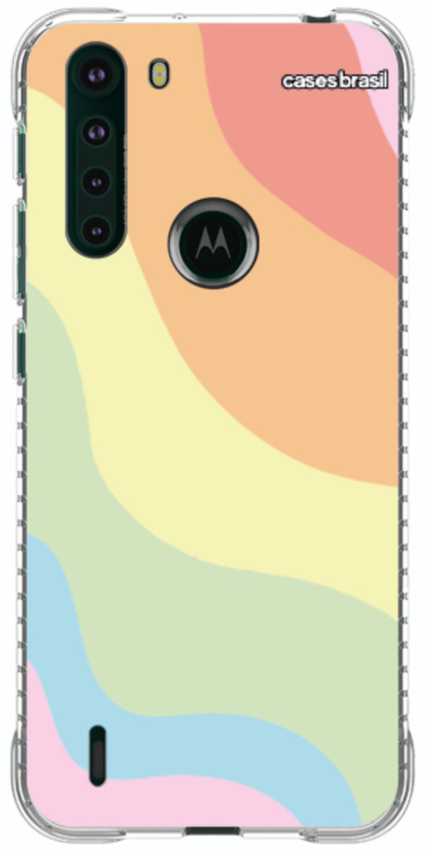 Capinha para Celular Cores Pasteis Onduladas
