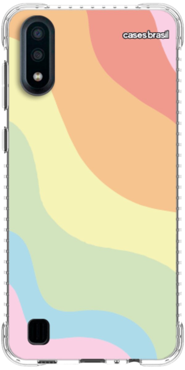 Capinha para Celular Cores Pasteis Onduladas