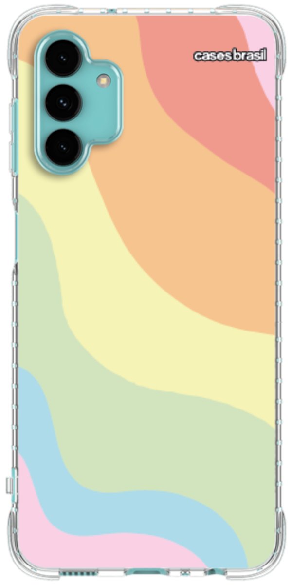 Capinha para Celular Cores Pasteis Onduladas