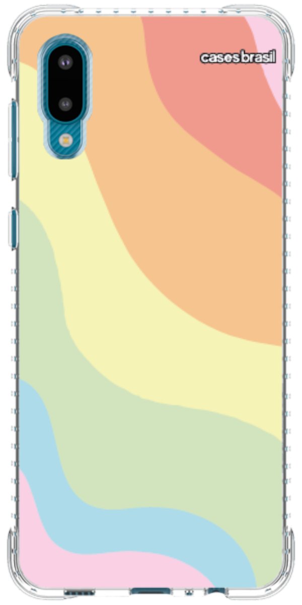 Capinha para Celular Cores Pasteis Onduladas