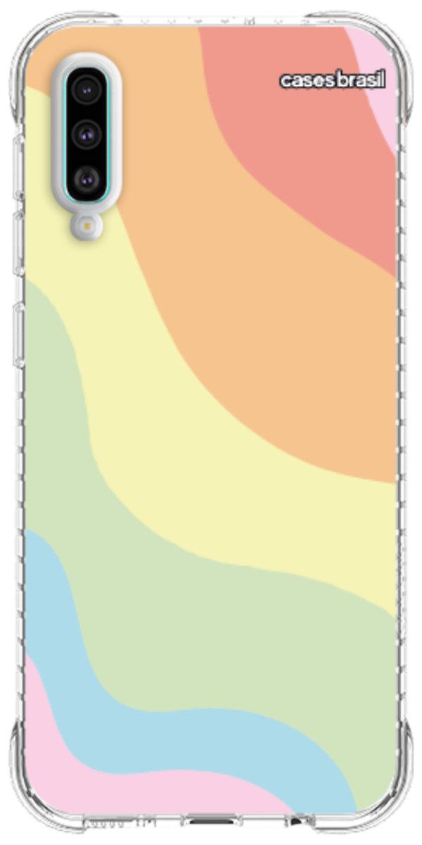 Capinha para Celular Cores Pasteis Onduladas