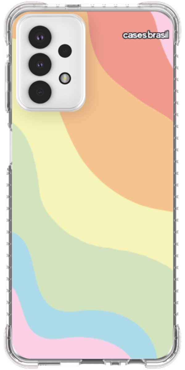 Capinha para Celular Cores Pasteis Onduladas