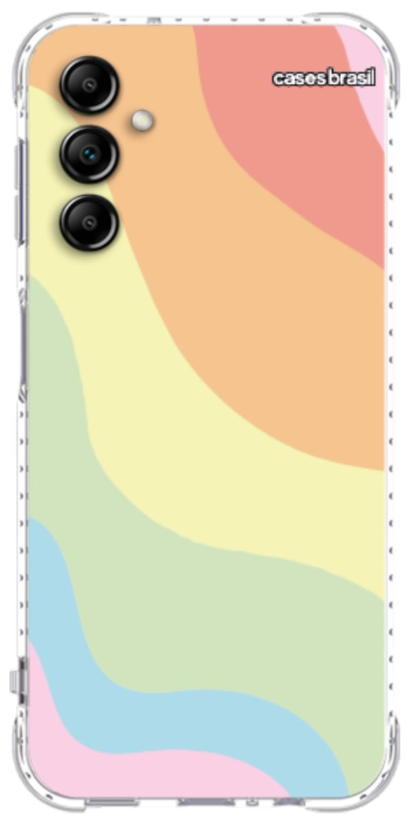 Capinha para Celular Cores Pasteis Onduladas