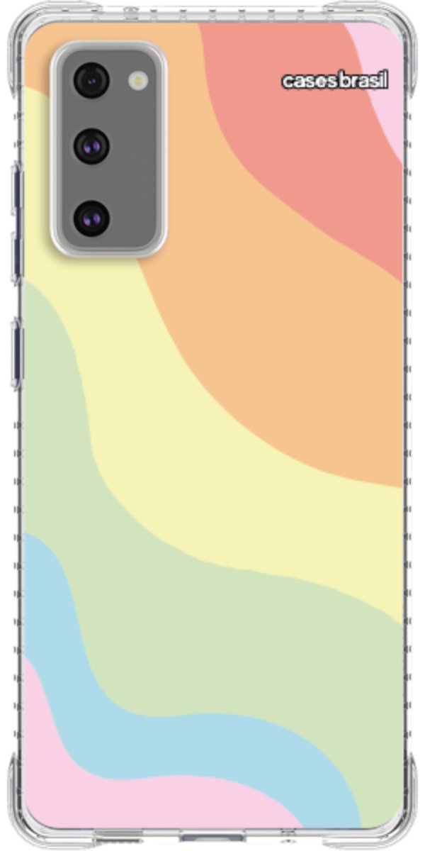 Capinha para Celular Cores Pasteis Onduladas