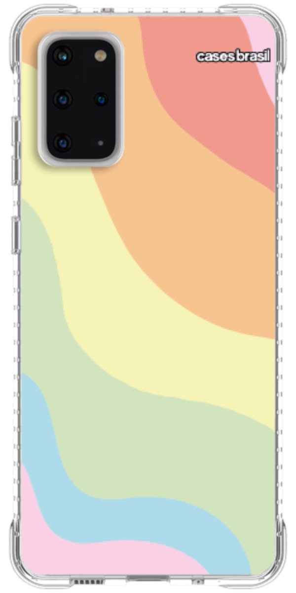 Capinha para Celular Cores Pasteis Onduladas