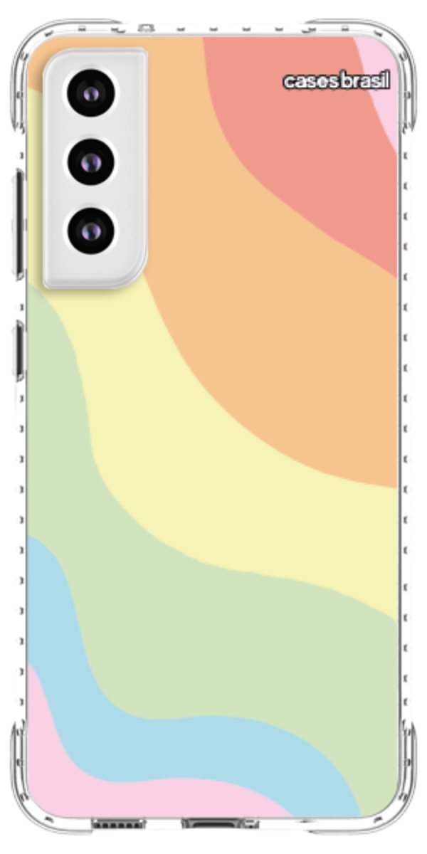Capinha para Celular Cores Pasteis Onduladas